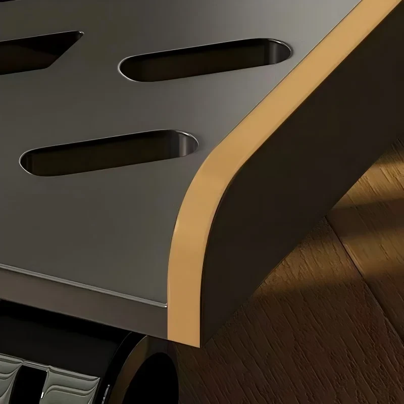 Adjustable Under-Desk CPU Stand for PC Tower Storage & Airflow