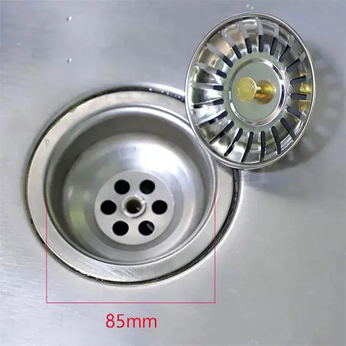 2-Pack Kitchen Sink Strainer Stoppers, Drain Filter for Sink & Floor