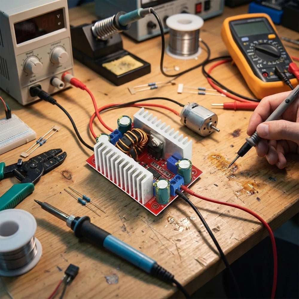 400W 15A Step-Up Boost Converter - Constant Current LED Driver