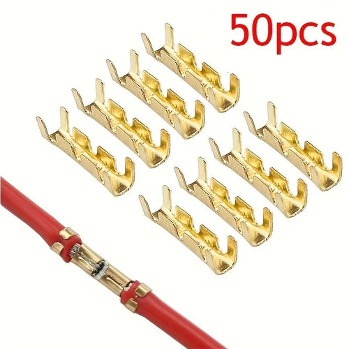 50Pcs Quick Connect Docking Terminal Wire Connectors