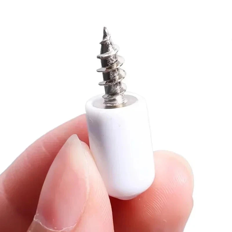 20-Piece Self-Tapping Cabinet Shelf Support Screws for Wood Furniture