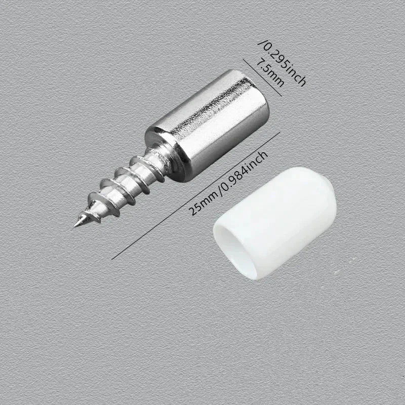 20-Piece Self-Tapping Cabinet Shelf Support Screws for Wood Furniture