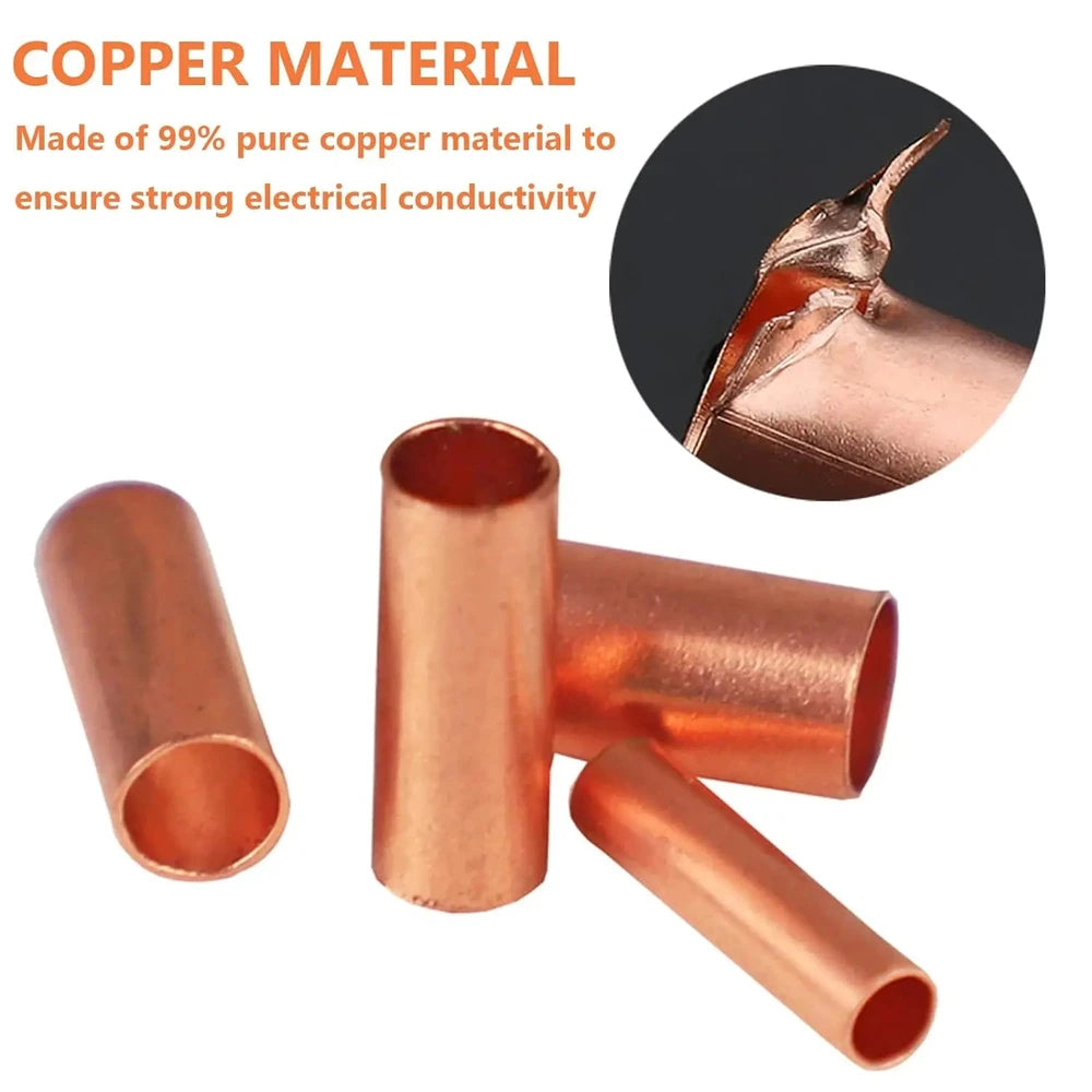 250-Piece Copper Wire Ferrule Kit - 7 Sizes Crimp Connectors