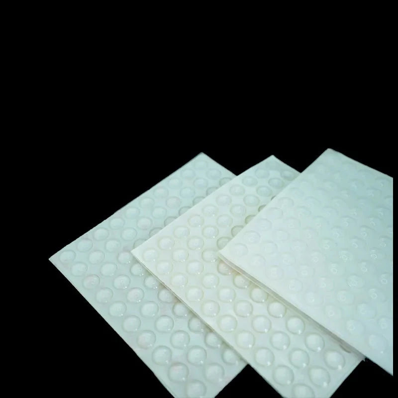 100-Pack Self-Adhesive Silicone Door Stoppers & Cabinet Bumpers
