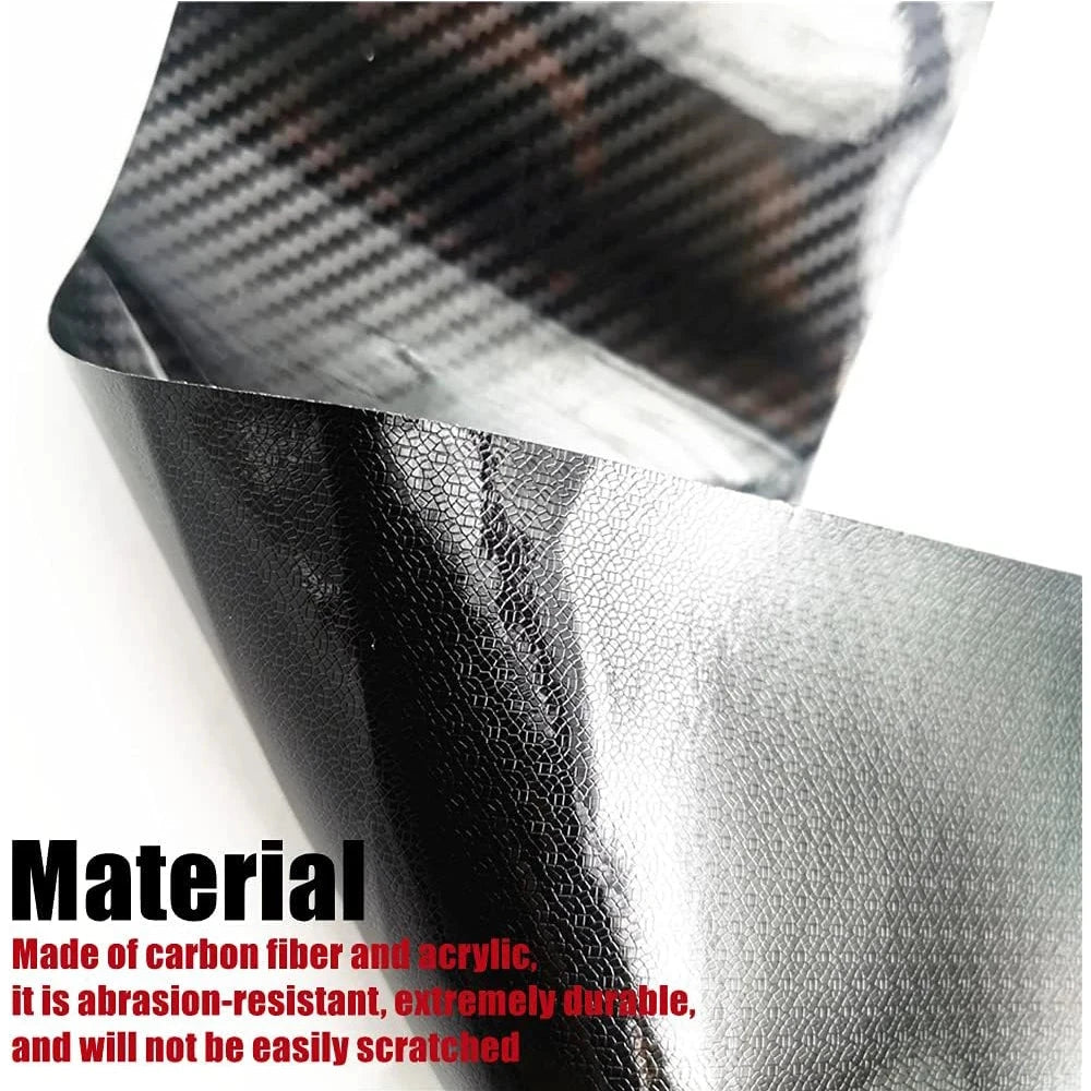 Carbon Fiber Anti-Scratch Protector Tape for Car Doors & Mirrors