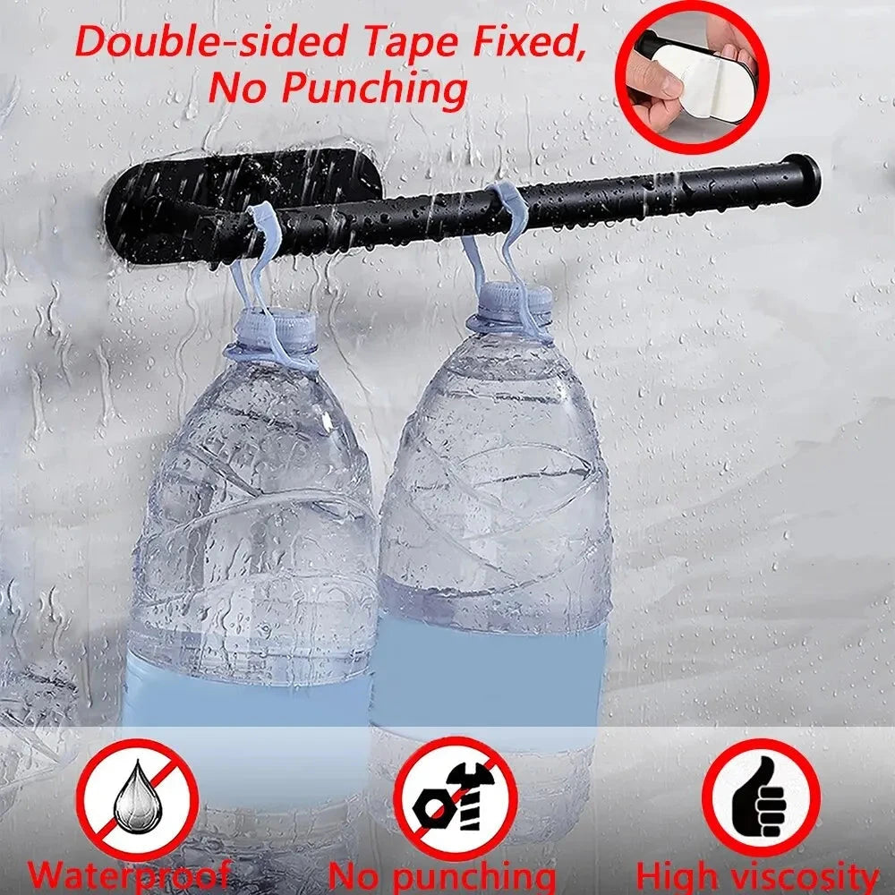 Adhesive Stainless Steel Paper Towel Holder – No-Drill Kitchen Rack