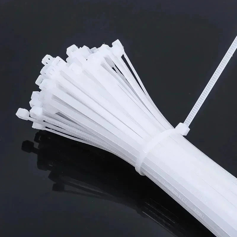 Adjustable Nylon Cable Ties – Reusable Self-Locking Cord Straps