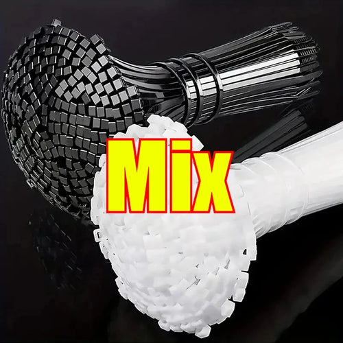 Adjustable Nylon Cable Ties – Reusable Self-Locking Cord Straps