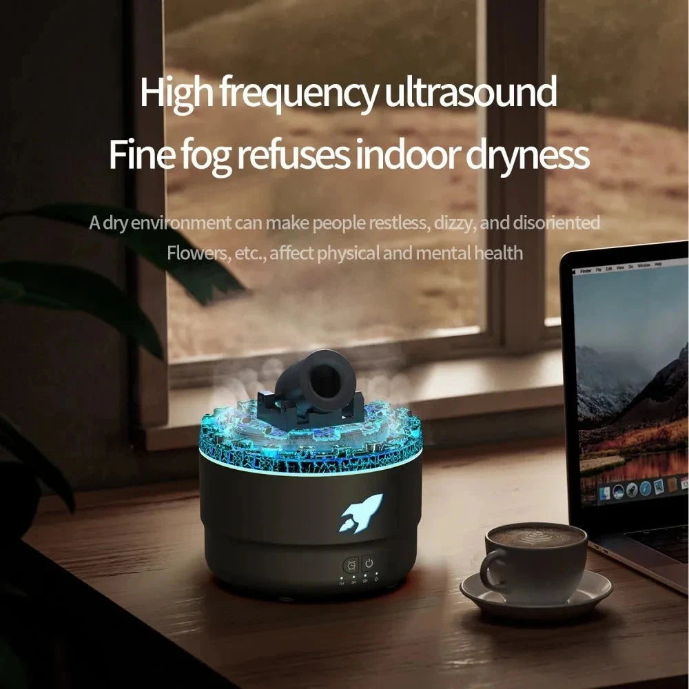 Aromatherapy Essential Oil Diffuser with 7-Colour Night Light
