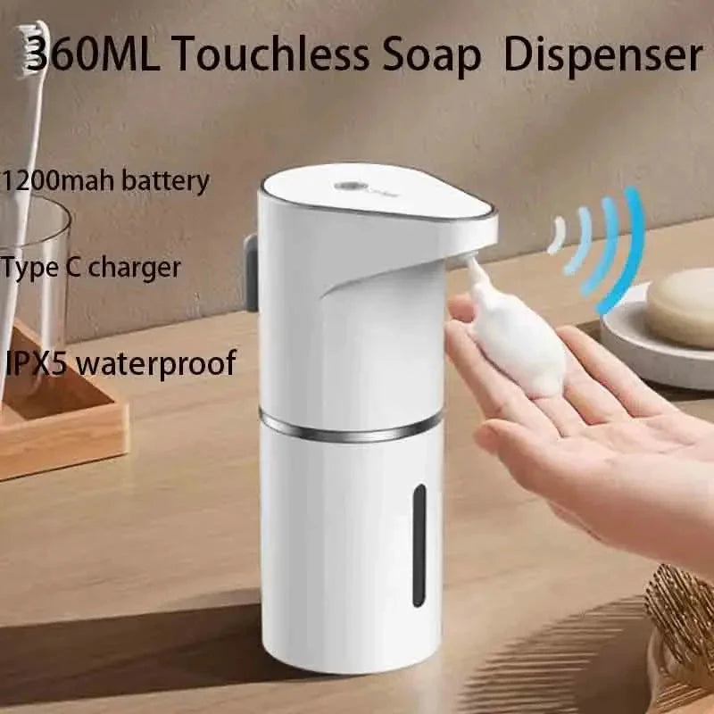 Automatic Sensor Soap Dispenser - Wall Mounted, Rechargeable