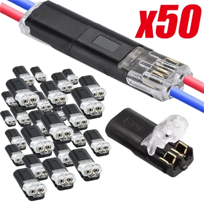 2-Pin Waterproof Electrical Connectors for Automotive Wiring