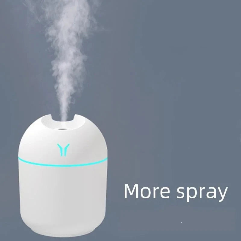 250ML USB Mini Humidifier & Aroma Diffuser with LED Color Light