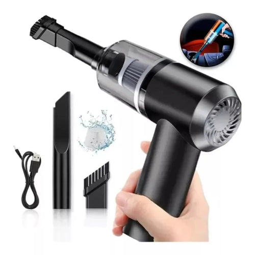 3-in-1 Portable Car Vacuum Cleaner - Rechargeable Blow & Suction
