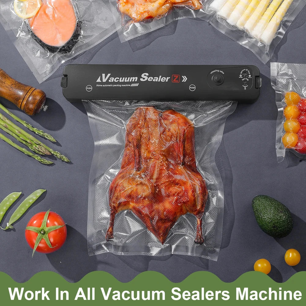 50-Pack BPA-Free Vacuum Sealer Bags for Food Storage