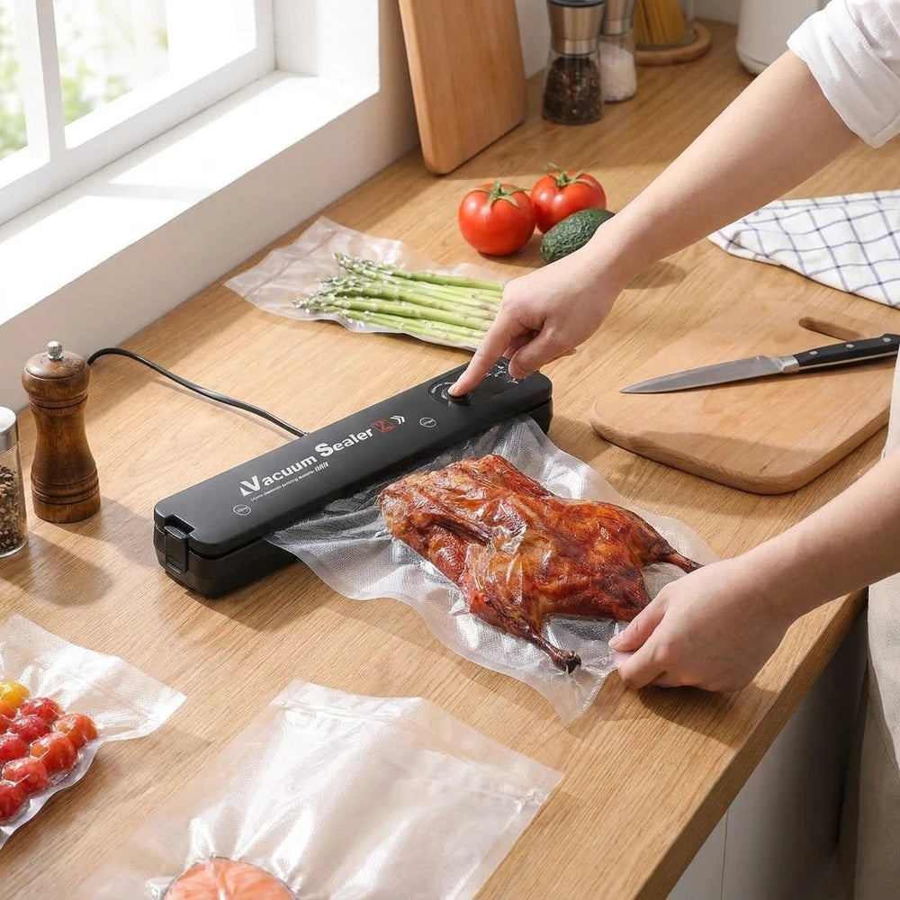 50-Pack BPA-Free Vacuum Sealer Bags for Food Storage