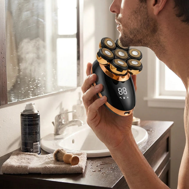 7-in-1 Floating Electric Shaver &amp; Grooming Kit for Men