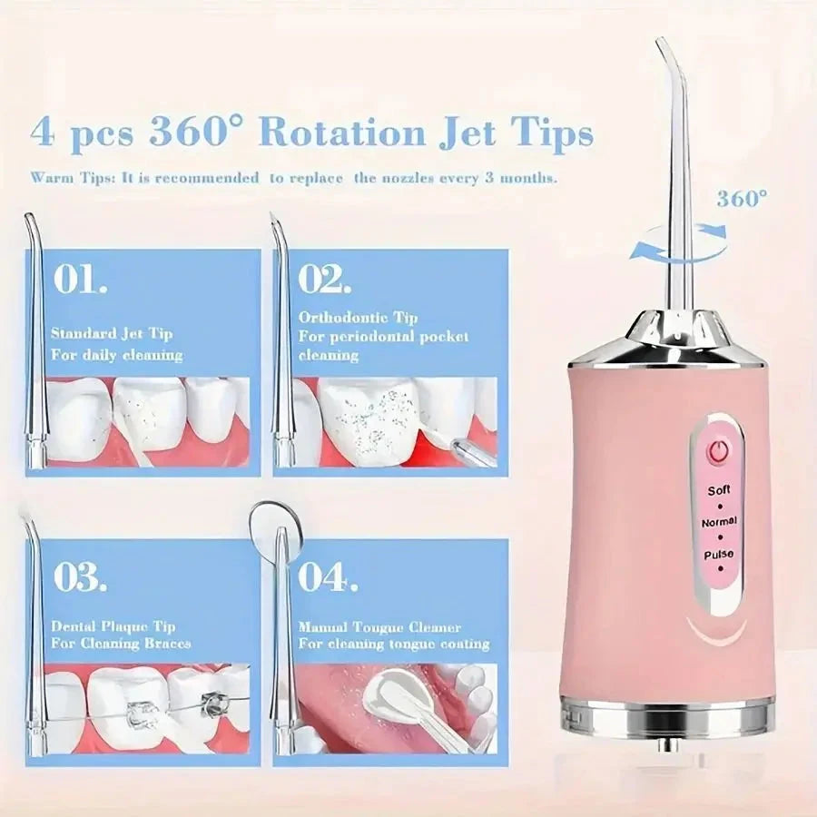 8-Pack Replacement Nozzles for Oral Irrigator Water Flosser