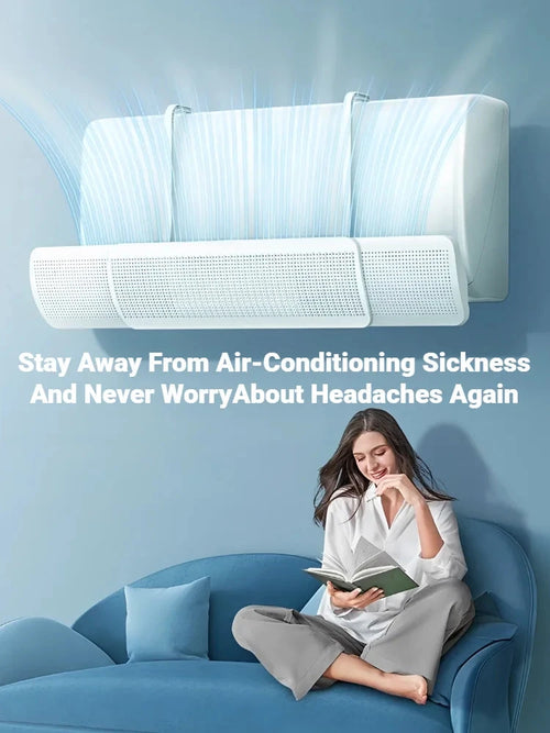 Adjustable Punch-Free Air Conditioner Wind Deflector & Airflow Guide