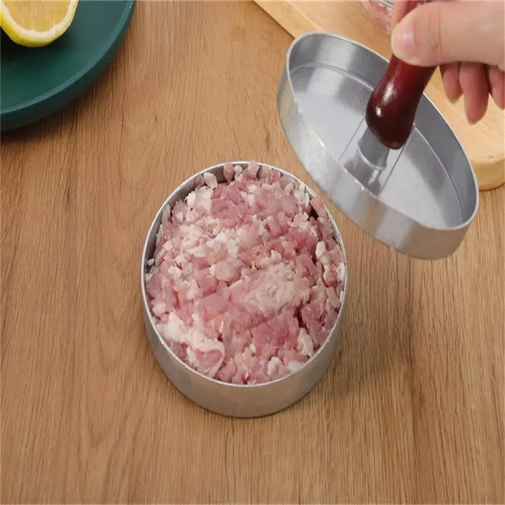 Aluminum Burger Patty Press - Home Hamburger Maker Mold
