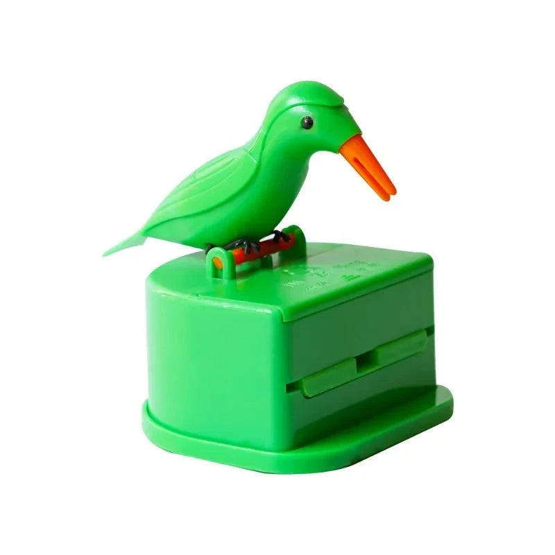 Automatic Bird Toothpick Dispenser - Cute Kitchen Holder
