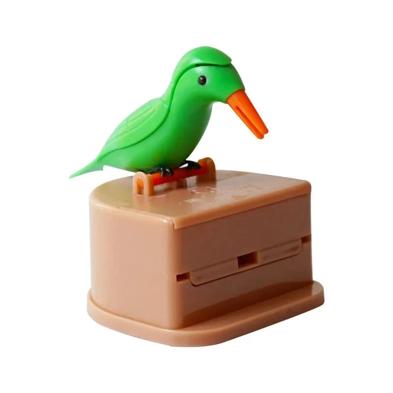 Automatic Bird Toothpick Dispenser - Cute Kitchen Holder