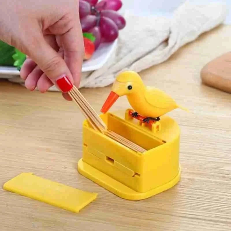 Automatic Bird-Shaped Toothpick Dispenser for Kitchen & Home Decor