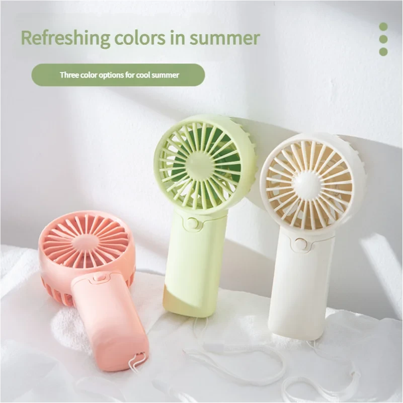 Compact Pocket Mini Fan - Lightweight, Battery Powered, Portable