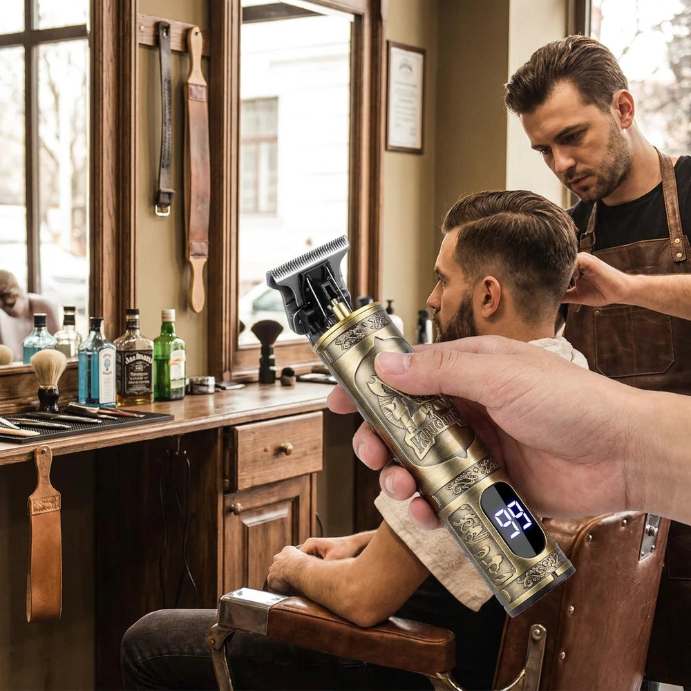 Cordless Hair Clipper - Fast USB Charging, Professional Barber Kit