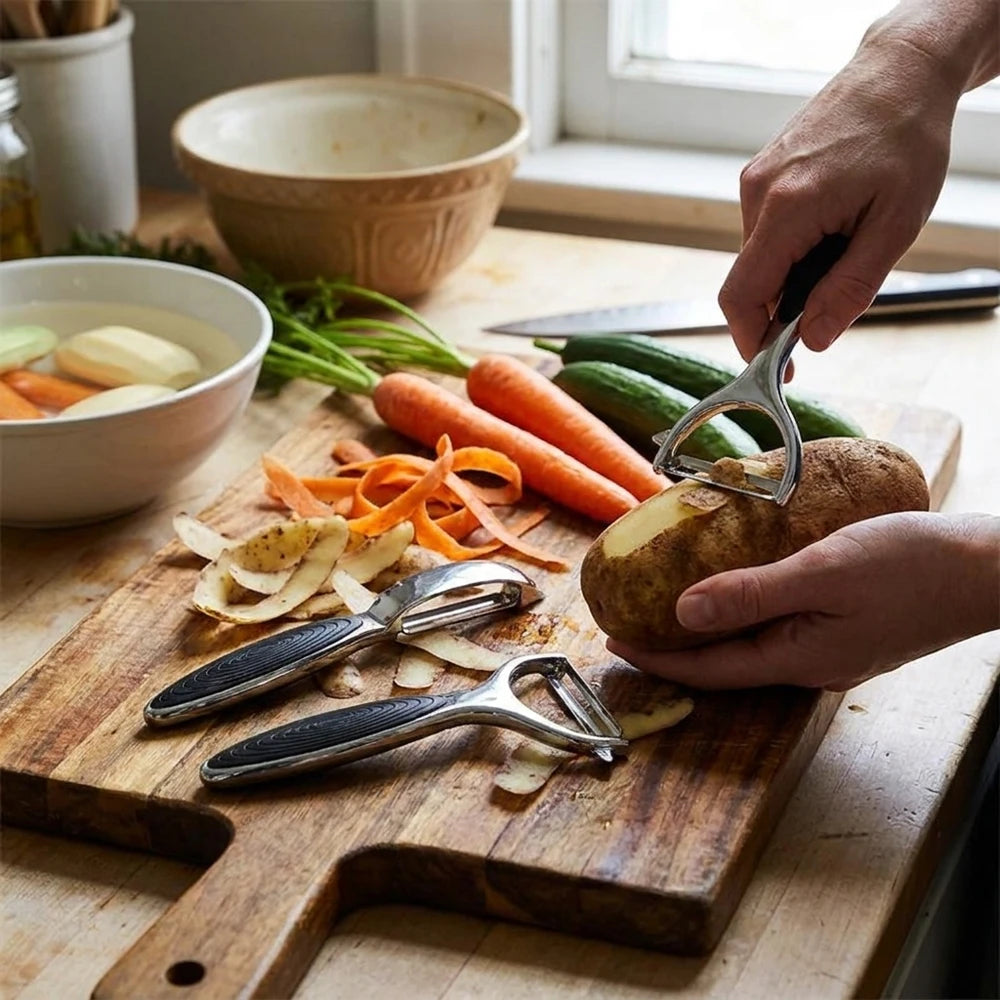 Multi-Function Vegetable Peeler &amp; Grater Set for Fruits and Veggies