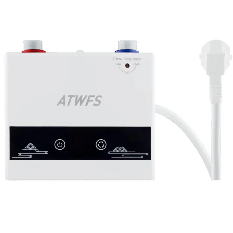 ATWFS 4600W Instant Electric Water Heater for Shower & Kitchen