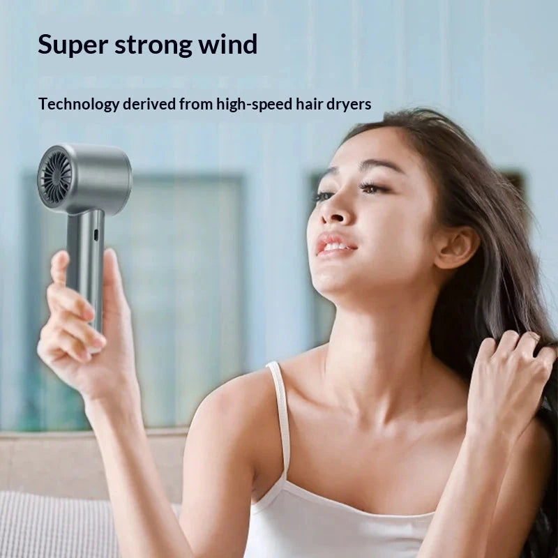 HOMEFISH Portable USB Rechargeable Handheld Cooling Fan