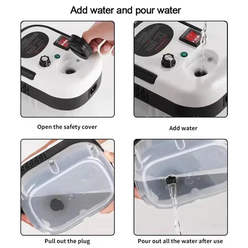 Portable Handheld Steam Cleaner - High-Temperature Pressurized Cleaning