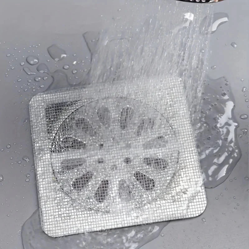 Disposable Hair Catcher Mesh – Drain Filter for Shower & Sink
