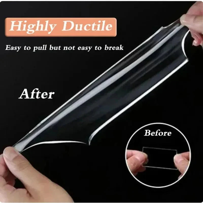 Double-Sided Nano Tape - Strong, Reusable, Waterproof Adhesive