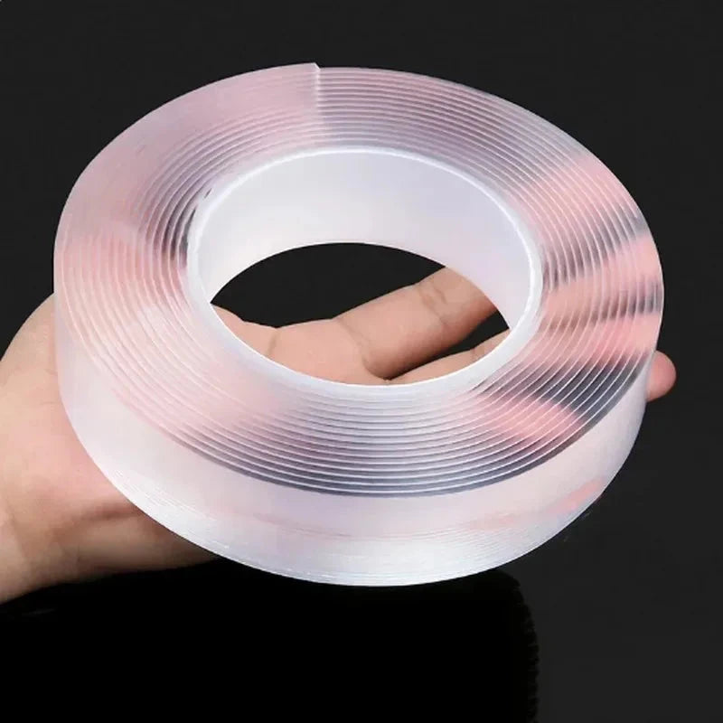 Double-Sided Nano Tape - Strong, Reusable, Waterproof Adhesive