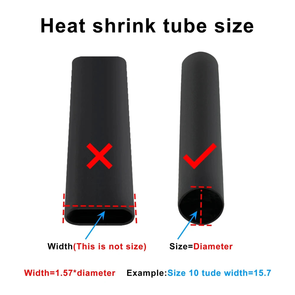 Dual Wall Heat Shrink Tubing Kit - Waterproof Cable Protection & Insulation