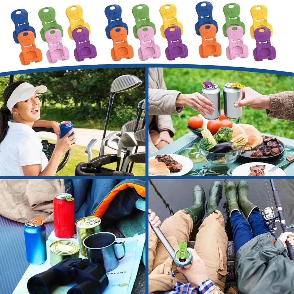 Easy-Grip Can Opener with Protective Cover - Reusable Tool