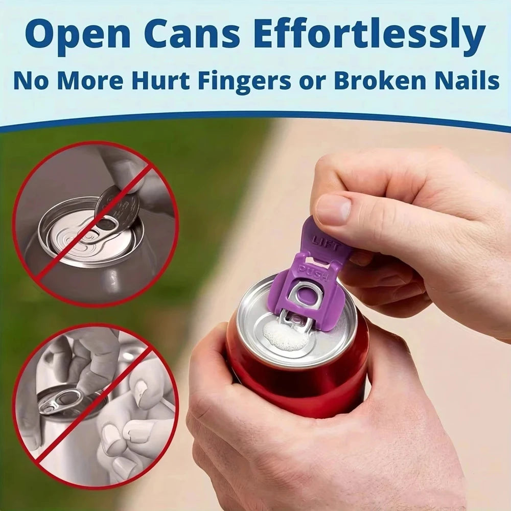 Easy-Grip Can Opener with Protective Cover - Reusable Tool