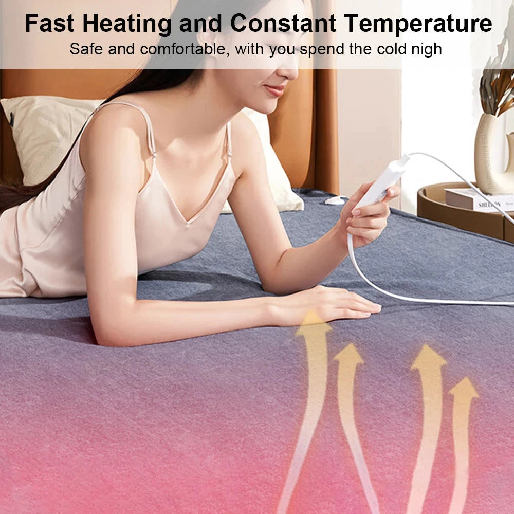 Electric Heated Blanket 220V - Thicker Thermostat Body Warmer