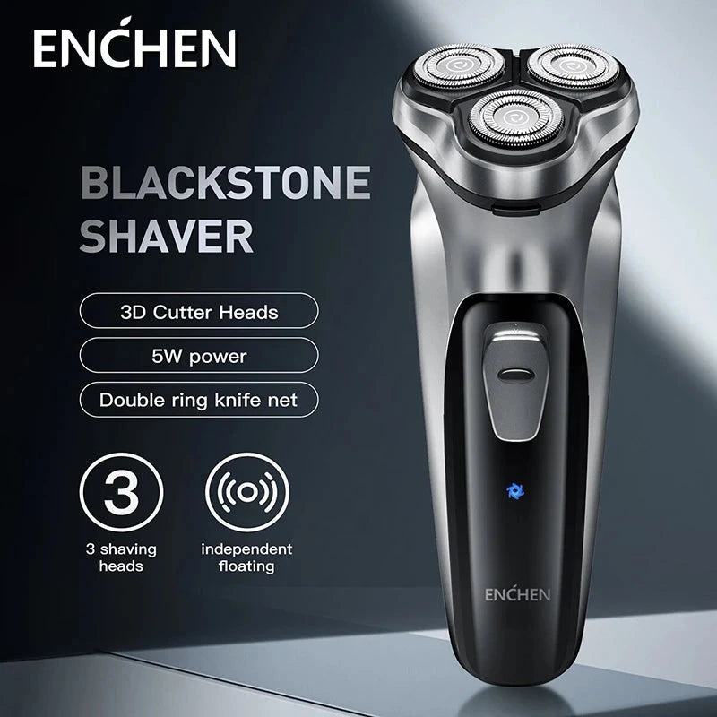 ENCHEN Blackstone Rotary Shaver - 3D Floating Blade, USB Rechargeable