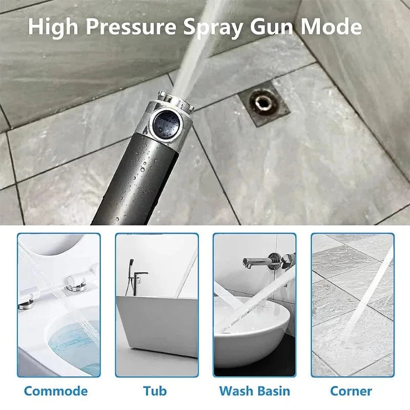 Handheld Shower Head with 3 Spray Modes, High Pressure & Filter