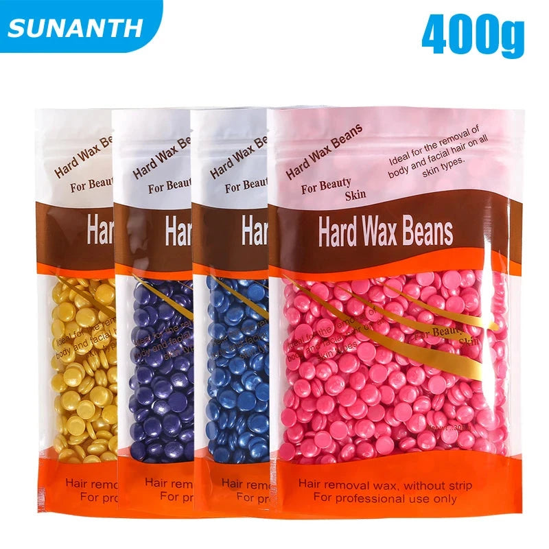 Hard Wax Beans for Hair Removal - Brazilian Pearl Wax for Waxing Machines