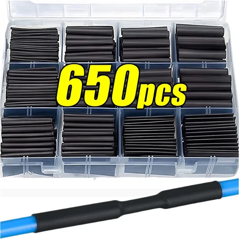 Heat Shrink Tubing Kit - Flame Retardant Wire Insulation Sleeves