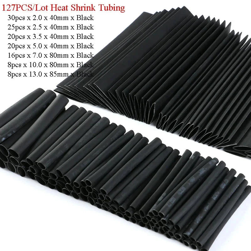 Heat Shrink Tubing Sleeves Set - Multicolor, 2:1 Ratio, Wire Protection