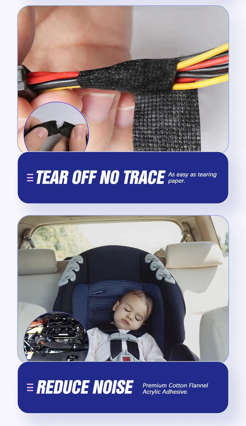 Heat-Resistant Adhesive Cloth Tape for Automotive Wiring Harnesses