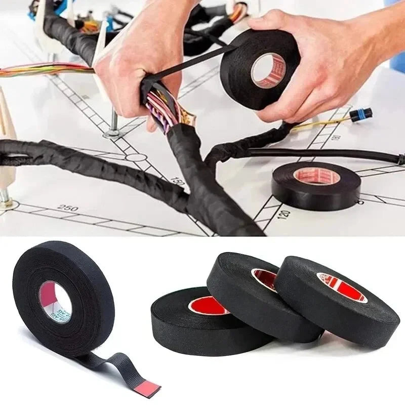 Heat-Resistant Flame Retardant Cloth Tape for Car Wiring & Cable Harness