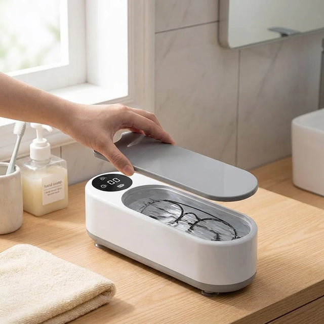 High-Frequency Wireless Glasses Cleaner - Portable Eyewear Cleaning Machine
