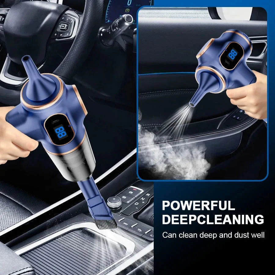 High-Power Wireless Vacuum Cleaner - Car, Home &amp; Office Cleaning