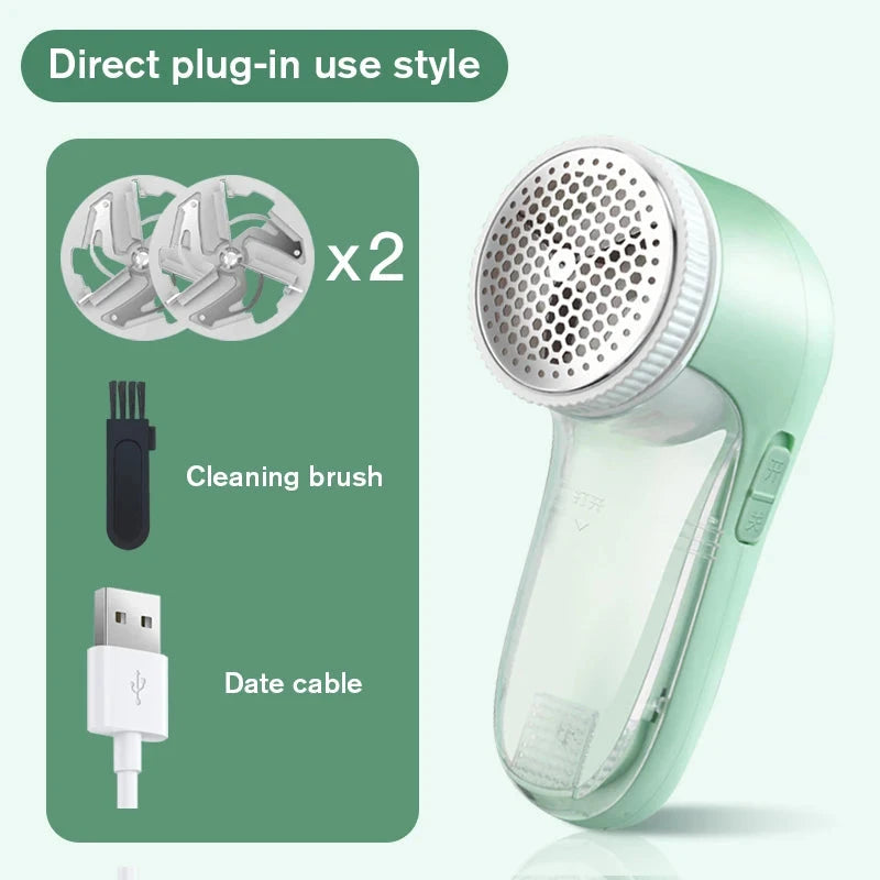 HOMEFISH Electric Fabric Shaver - Portable Lint & Fuzz Remover