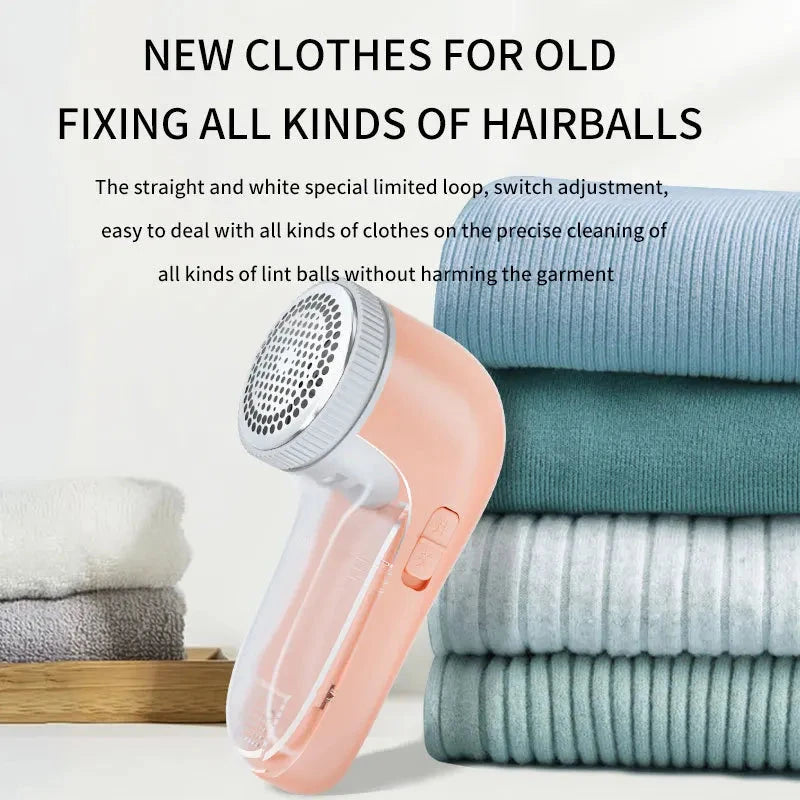 HOMEFISH Electric Fabric Shaver - Portable Lint & Fuzz Remover
